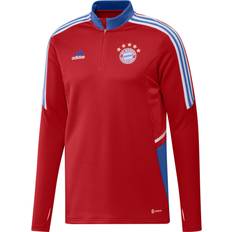 adidas 2022-2023 Bayern Munich Convido Half Zip Training Top Red 42-44" Chest