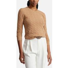 Polo Ralph Lauren Beige Jumpers Polo Ralph Lauren Julianna Cable-Knit Cotton Jumper