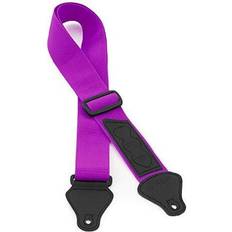 Tiger UAC4-PU Ukulele Strap, Purple Guitar Strap