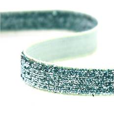 The Range Woven Sparkle Ribbon Aqua