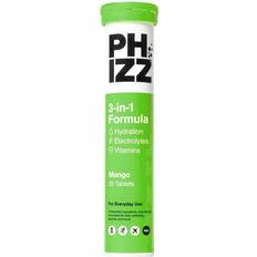 Effervescent Tablets Vitamins & Minerals Phizz Mango 3-in-1 Hydration, Electrolytes Vitamins Effervescent