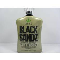 Hempz Tanning Black Sandz Exceptionally Unique Tan Boosting Black Bronzer Tanning Accelerator Lotion
