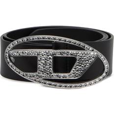 Diesel B-1DR Strass Crystal-Embellished Leather Belt