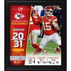 "Patrick Mahomes Kansas City Chiefs Framed 15" x 17" Super Bowl LIV Champions Collage"