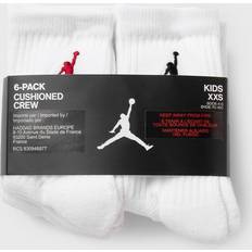 Jordan Boys Legend Crew 6-Pack Socks Boys' Grade School White/White