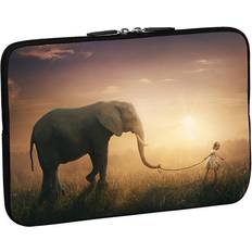 PEDEA Design Schutzhülle Notebook Tasche bis 15,6 Zoll 39,6cm Elephant