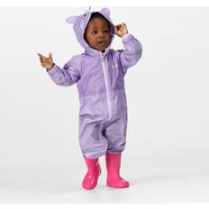 Purple Rain Overalls Children's Clothing Regatta Kids' Charco Breathable Waterproof Puddle Suit