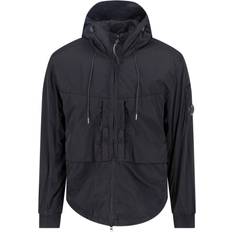 C.P. Company Chrome R Hooded Overshirt Black