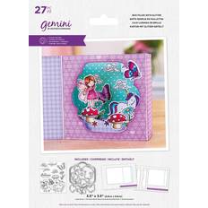 Gemini box filled with glitter stamp and die set