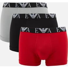 Emporio Armani Three-Pack Stretch-Cotton Jersey Boxer Trunk