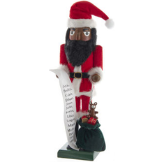 Kurt Adler African American Santa 15 Nutcracker