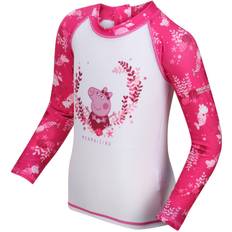 Pink UV Sets Children's Clothing Regatta Kid's Peppa Pig Rash Suit - Pink Fusion White (RKM021-4WU)