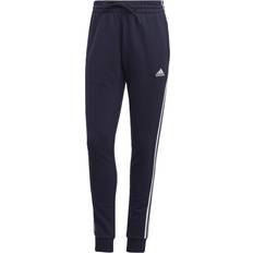 Adidas Essentials 3-Stripes French Terry Cuffed Pants - Legend Ink/White