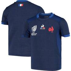 Le Coq Sportif Kids' Short-sleeved Rugby Shirt France 2023 Replica Junior