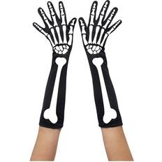 Skeletons Fancy Dresses Smiffys Skeleton Gloves Long