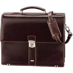 Alassio Monaco Briefcase 15" - Dark Brown