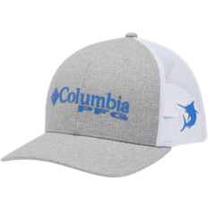 Columbia PFG Logo Mesh Snapback High Crown - Cool Grey Heather/Vivid Blue