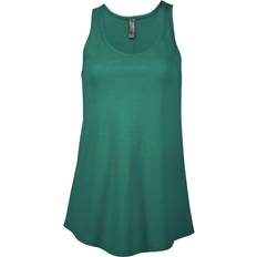 Platinum P506C Delta Women's Cvc Flowy Tank Top - Jade