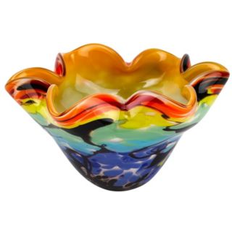 Badash Crystal Allura Murano Style Art Bowl