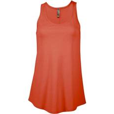 Platinum P506C Delta Women's Cvc Flowy Tank Top - Deep Coral