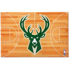 Open Road Brands NBA Milwaukee Bucks Court Canvas Wall Sign