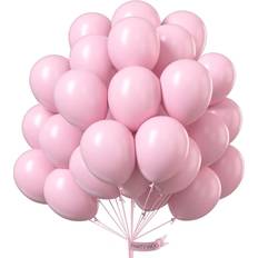 Birthdays Latex Balloons PartyWoo Latex Balloons Pink 50-pack