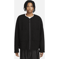 Nike Men Outerwear Nike Sportswear Tech Pack Men's High-Pile Fleece Jacket Black