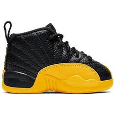Fabric Basketball Shoes Nike Air Jordan 12 Retro TD - Black/University Gold