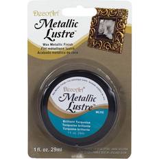 Turquoise Candles & Accessories Deco Art Metallic Lustre Wax Finish 1oz-Brilliant