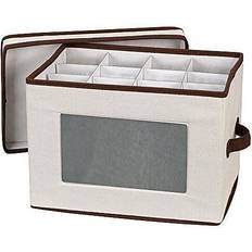 Household Essentials Stemware Flute Chest, 544 Kitchen Container