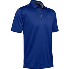 Under Armour Men's Tech Golf Polo Shirt - Royal/Graphite