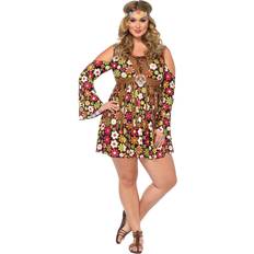 Leg Avenue Women's Plus Size Starflower Hippie Costume