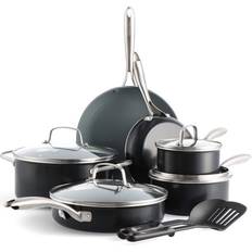 GreenPan Swift Healthy Ceramic Nonstick Cookware Set with lid 12 Parts