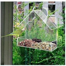 Garden Mile Clear Hanging Perspex squirrel Window Bird Feeder