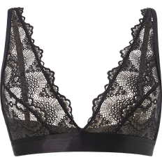 Understatement Lace Plunge Bralette Saboteur Black