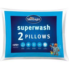 Silentnight Superwash Medium Support Machine 2 Pack Complete Decoration Pillows White