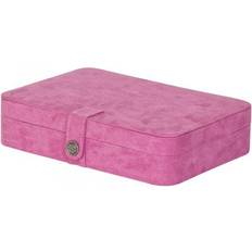 Mele & Co Maria Fabric Jewellery Box - Pink