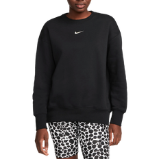 Nike XXS Tops Nike Sportswear Phoenix Fleece Oversized Crewneck Sweatshirt Women's - Black/Sail