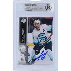 Upper Deck Adam Larsson Seattle Kraken Autographed 2021-22 Extended Series #679 Fanatics Witnessed Authenticated