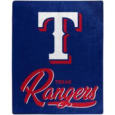 Northwest 1MLB-07070-0029-RET x in. Texas Rangers Signature Raschel Throw Blanket