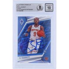 Panini America RJ Barrett New York Knicks Autographed 2019-20 Chronicles Phoenix Blue #578 #77/99 Beckett Fanatics Witnessed Authenticated Rookie Card