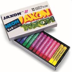 Jaxon Ölpastellfarben, 12er Set, Neonfarben bunt