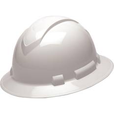 Pyramex HP54110 Ridgeline Full Brim Hard Hat, 4-Point Ratchet Suspension, White