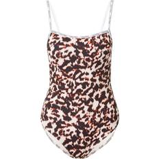 Calvin Klein Beige Swimsuits Calvin Klein Square One Piece Swimwear - Beige