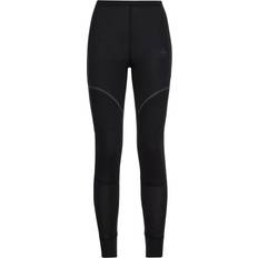 Skiing - Women Base Layer Trousers Odlo Women's Active X-Warm Eco Base Layer Bottoms - Black