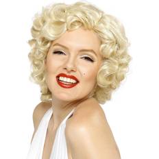 Cheap Short Wigs Fancy Dress Smiffys Marilyn Monroe Wig