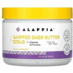 Balm/Thick Body Scrubs Alaffia Shea Butter Scrub Wild Lavender 11 312