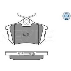 Meyle Bremsbelagsatz, Scheibenbremse Hinterachse 025 218 6115/PD