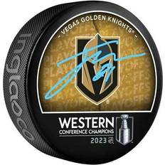 Jonathan Marchessault Vegas Golden Knights Autographed 2023 Western Conference Champions Hockey Puck