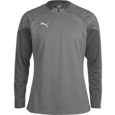 Puma Men's Team Cup Training 1/4 Zip Top - Flat Grey